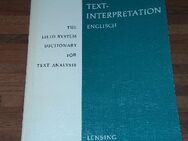 Wörterbuch der Textinterpretation - Englisch - The Field System Dictionary for Text Analysis. Egon Werlich (Autor). Lensing Verlag, 1969 - Rosenheim
