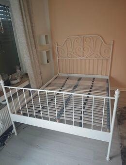 Metall Bettgestell mit Lattenrost - Moers