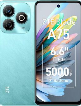ZTE Blade A75 Smartphone (16,76 cm/6,6 Zoll, 128 GB Speicherplatz, 50 MP Kamera)