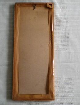 Feldblumen-Bild,Glas,Holzrahmen,ca. 50er Jahre - Linnich