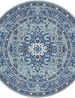 HANSE Home Teppich Skazar Isfahan, rund, Höhe: 9 mm, Kurzflor, Orient, Teppich, Vintage, Esszimmer, Wohnzimmer, Flur