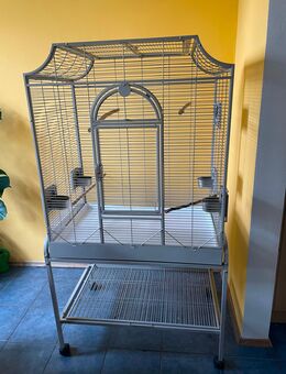 Großer Vogelkäfig auf Rollen – für Sittiche oder kleine Papageien - Recklinghausen