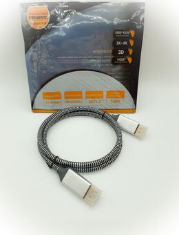 1m Premium 8K DP Displayport Kabel 1.4 vergoldete Kontakte Neu - Neumünster