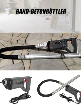 Betonrüttler Flaschenrüttler 800W flexible Welle Handrüttler Rüttelflasche - Wuppertal