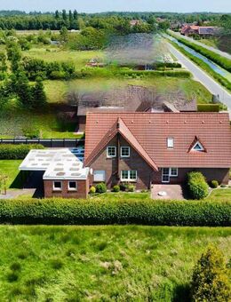 Großzügiges Einfamilienhaus auf traumhaftem Grundstück in Wiesmoor - direkt am Kanal! - Wiesmoor