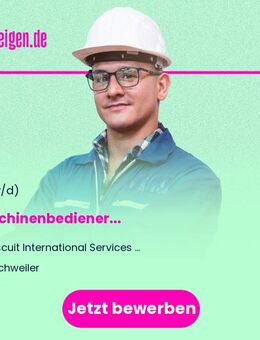 Maschinenbediener (m/w/d) - Eschweiler