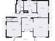 Ruhig gelegene Erdgeschosswohnung mit Terrasse und Garten in Bad Laasphe zu vermieten. - Bad Laasphe