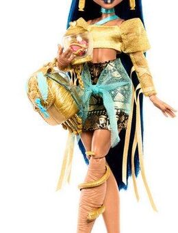 MonsterHigh™ Anziehpuppe Cleo de Nile mit Tier Hissette