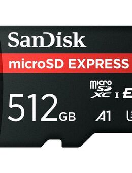 Sandisk microSDXC Express Speicherkarte (512 GB, UHS-I Class 10)