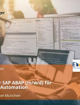 Entwickler SAP ABAP (m/w/d) für SAP-Basis Automation - Kirchheim (München)
