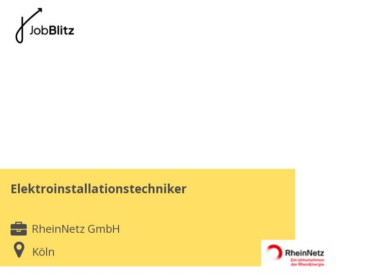 Elektroinstallationstechniker - Köln