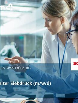 Segmentleiter Siebdruck (m/w/d) - Dorfen