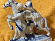 Porzellan Pferd Blauer Überfang - Hockenheim