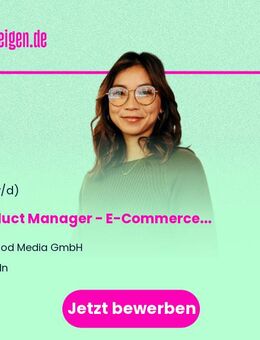 Product Manager - E-Commerce (m/w/d) - Köln