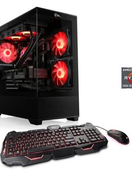 CSL AeroVision V24307 Gaming-PC (AMD Ryzen 7 5700X, GeForce RTX 5060 Ti, 64 GB RAM, 2000 GB SSD, Luftkühlung)