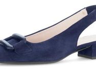 Gabor Slingpumps Blockabstz, Festtagsschuh, Hochzeitsschuh mit elastischem Riemchen