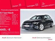 Audi A3, Sportback 40 TFSIe S line, Jahr 2023 - Hannover