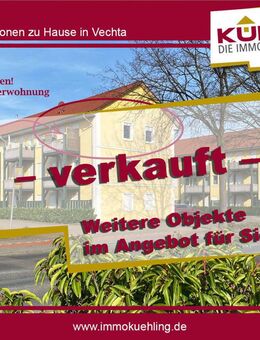 Kompakte 2-Zimmer-Wohnung in Zentrums- und UNI-nähe - Vechta