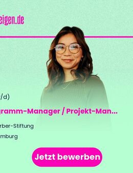 Programm-Manager / Projekt-Manager Internationale Bildungsarbeit (w/m/d) Internationales Netzwerk | Bildung | Social Media - Hamburg