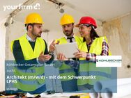 Architekt (m/w/d) - mit dem Schwerpunkt LPH5 - Köln