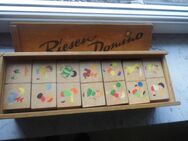 Riesen Domino Laubsägemann made in Autria Holz Box 28 Steine Legespiel Vintage 15,- - Flensburg