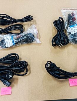 Kaltgerätekabel / Netzkabel / Stromkabel Set mit 9 Stück - Abensberg
