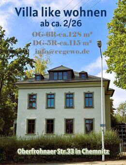 Erstbezug April 26 - 6R - 1.OG Rabenstein - Chemnitz