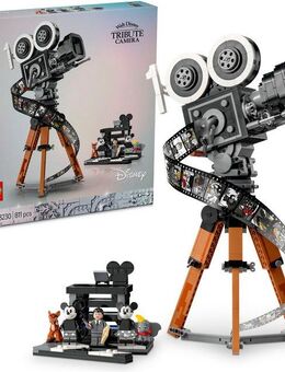LEGO® Kamera – Hommage an Walt Disney (43230), LEGO® Disney Konstruktionsspielsteine, (811 St), Made in Europe