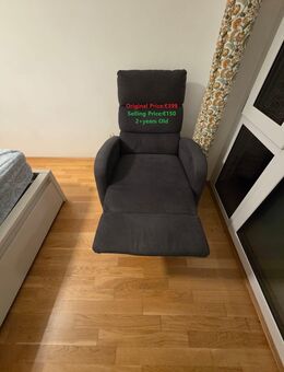 NAKSKOV dunkelgrau Relax Sessel - Unterschleißheim