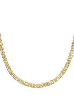 Smart Jewel Collier effektvolle Schlauchkette, Silber 925