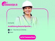 Ausbildung Baustoffprüfer (m/w/d) - Kenn