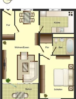 Demnächst frei! 2-Zimmer-Wohnung in Ratingen West - Ratingen