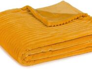 Wohndecke Cordoptik, Gözze, mit Glanzeffekt, Kuscheldecke