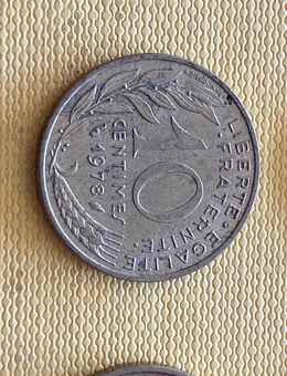 Münze Münzen Umlaufmünze Frankreich 10 Centimes 1978 - Alzey