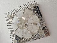 Deckenleuchte Gillion, 10-flg., Silber, Kristall, Ø 60x60 - Niederkrüchten