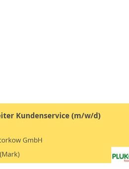 Sachbearbeiter Kundenservice (m/w/d) - Storkow (Mark)