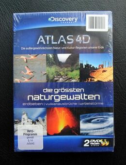 Discovery Channel: Atlas 4D/Die Größten Naturgewalten (2 DVD-Box, 2013) Neu - Leverkusen
