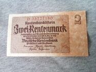 2 Rentenmark von Jahr 1937 - Gummersbach