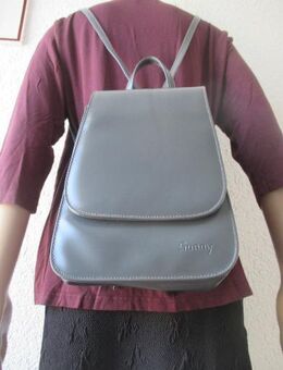 NEU * Stylisch * PU- Leder * Umhänge * Henkel * Hand- Tasche * Bag * Tote * RUCKSACK "Sunny" dunkel- anthrazit- grau * - Riedlingen