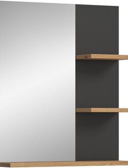 INOSIGN Badspiegel REHAT, Breite 63 cm, mit 3 Ablageböden, hochwertiges Spiegelglas, Badmöbel, Spiegel, Wandspiegel, Bad, Badezimmer