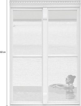 queence Wandsticker Frau im Pool, Wandsticker, Wandbild, selbstklebend, 3D, Fenster