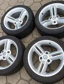 Smart 452 Roadster, 450 und Crossblade Spikeline 16" Alufelgen mit Allwetterreifen Imperial DOT 3919 in 21037