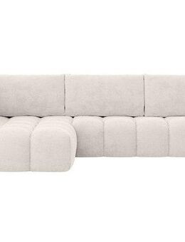 OTTO home Ecksofa AZITA klein, L-Form, elegant und bequem Designsofa in Bubble-Optik, lose Rückenkissen, traumhafte Steppung, Maße B/T/H: 296/176,5/89 cm