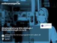 Abteilungsleitung Mikrobiologie / Molekularbiologie (m/w/d) - Berlin