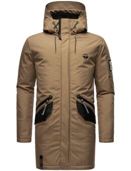 Stone Harbour Wintermantel Ragaan modischer Herren Winterparka mit Teddyfell Futter