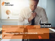 Treasury Manager Back Office (m/w/d) - Darmstadt