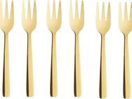 aida RAW Besteck-Set RAW (6-tlg), 6 Personen, Edelstahl, Kuchengabeln, PVD-beschichtet