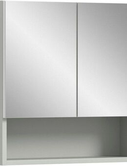 welltime Spiegelschrank Calcio, Breite 55 cm, 2 Spiegeltüren, 1 Einlegboden, 3 Fächer Badschrank, Bad-Möbel, Badezimmer