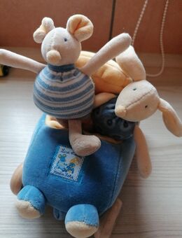 Lise et Lulu Moulin ROTY Plüschauro Mit 2 Hasen - Nienstädt
