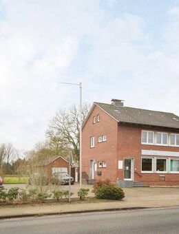 Wohn- und Geschäftshaus mit guter Rendite! Inkl. zusätzlichem Baugrundstück mit 4-5 Wohneinheiten! - Vollersode
